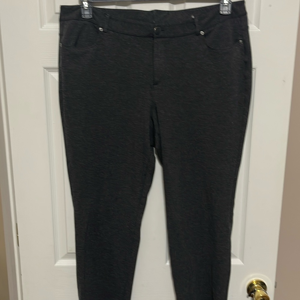 CJ banks; Size 20w; slacks; charcoal; jean cut